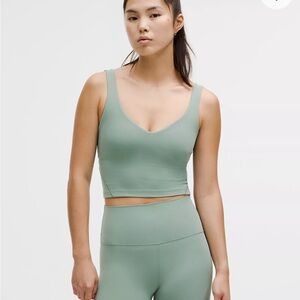 Lulu Lemon align tank top, green
